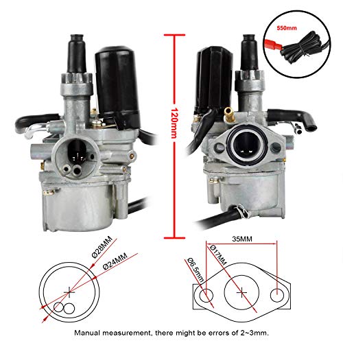 YAOBLUESEA Roller Vergaser Originalersatz für SPEEDFIGHT Scooter 1 & 2 50 cc