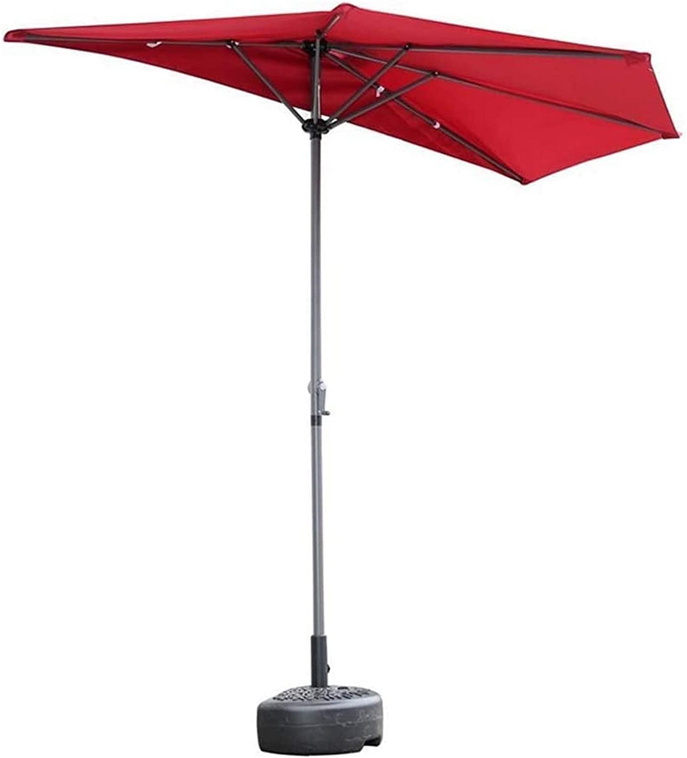Parasol de pared semicircular CLSDRZC con manivela para terraza y balcón 6