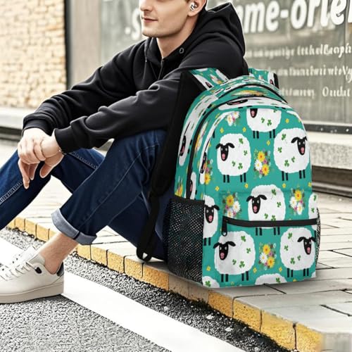 Mochila de viaje para mujeres y hombres que alivia el peso de laptops de 15.6 7