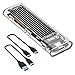 Price comparison product image QNINE NVME SSD Enclosure USB C, Tool Less to Remove The Case, Ideal for Samsung 970 EVO Plus, 970 PRO Sereis, WD Black, Crucial P1 Series SSD