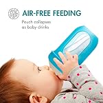 Boon-Nursh-Reusable-Replacement-Pouch-with-Collapsible-Silicone-Pouch-Design-Everyday-Baby-Essentials-Stage-2-Medium-Flow-Baby-Bottles-Gray-8-Oz