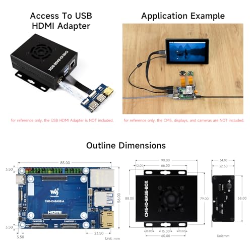 Carte CM5 Mini pour Raspberry Pi Compute Module 5 optimisant l'intégration de produit final
