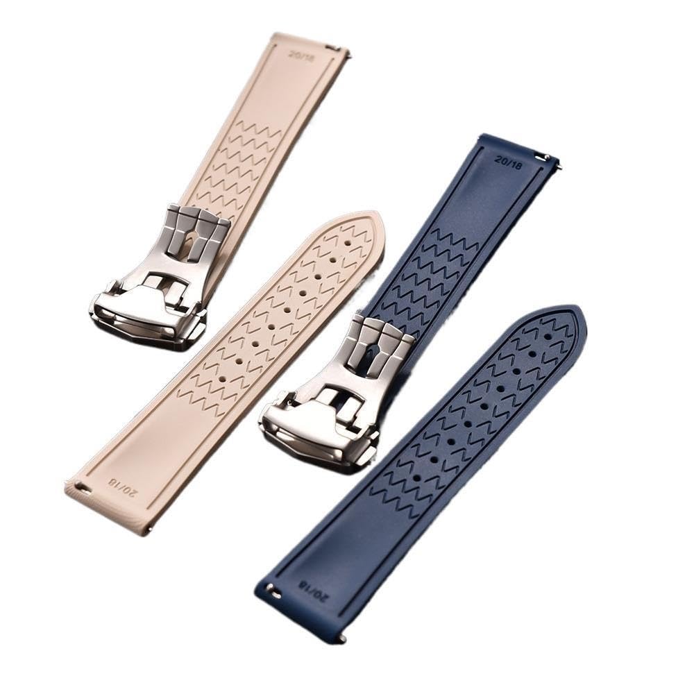 Correa de Reloj Universal Goma Suave 20 mm 21 22