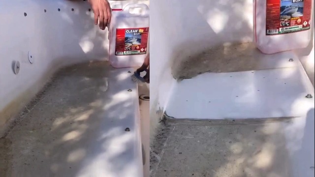 Clean Boat Spécial Carène Rouge 5L - Nettoyant Puissant Antirouille Et Déjaunissant Pour Coque Bateau | Biodégradable 98% Fabriqué En France