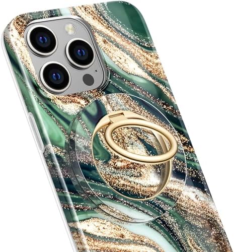 GVIEWIN Blumen Handy Ringhalter Lila - Magnetischer Griff & Kickstand Für IPhone & Samsung