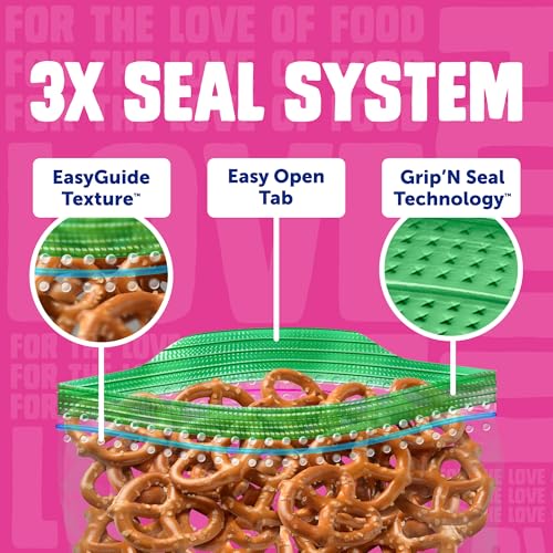 Ziploc Snack Bags, Food Storage, Easy Open & Close, 280 Count - image 2