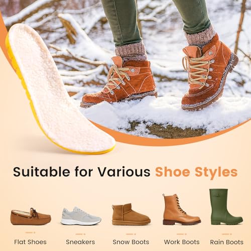 Plantillas para zapatos ultra suaves con forro de vellón miniatura 5