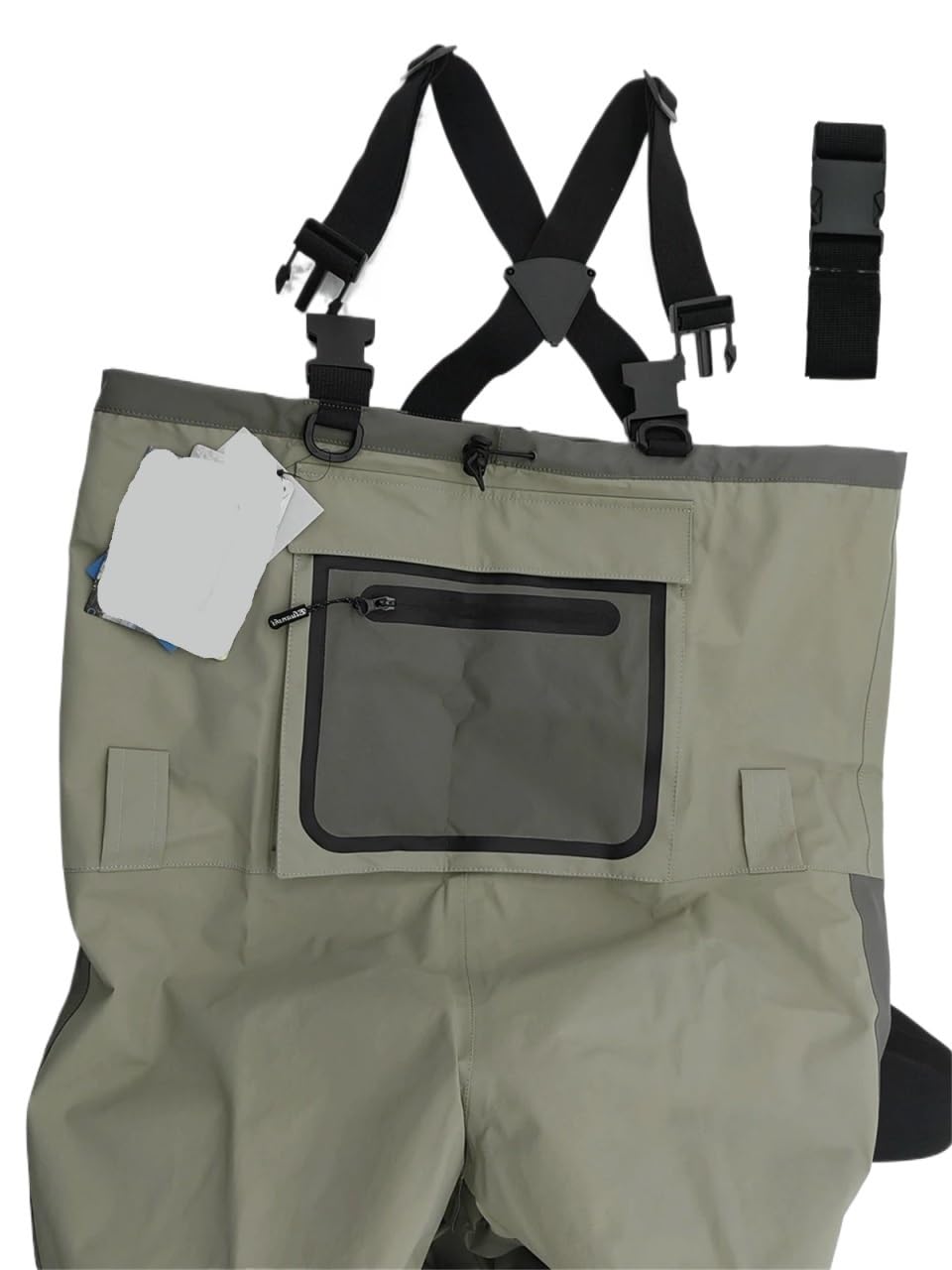 Wathose Herren wasserdichte und atmungsaktive Wathose for Fliegenfischen mit Neoprenfuß for Herren, Floßjagd, schnell trocknend