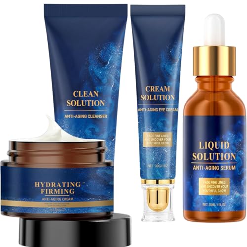 4PCS Olavita Skin Care Sets & Kits for Women Anti Wrinkle - Olavita Liquid Solution - Liquid Wrinkle Olivita serum - Face Cream - Eye Cream- Cleanser Facial Pamper Gifts for Women Fade Fine Lines