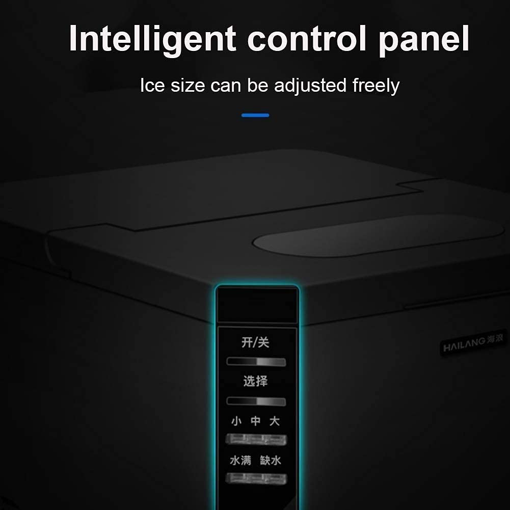 Attrezzatura per la casa Desktop della Macchina per Il Ghiaccio Ice Cube Maker, Solo 10 Minuti per congelare la capacità di 25 kg