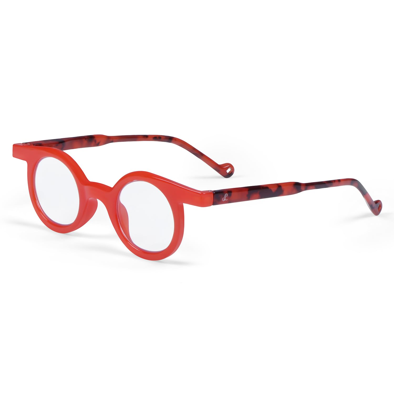AEC StyleX Round Reading Glasses | Chic Dual-Tone Frame with Clear Precision Lenses | Funky Lightweight Unisex Readers for Men & Women-image-26