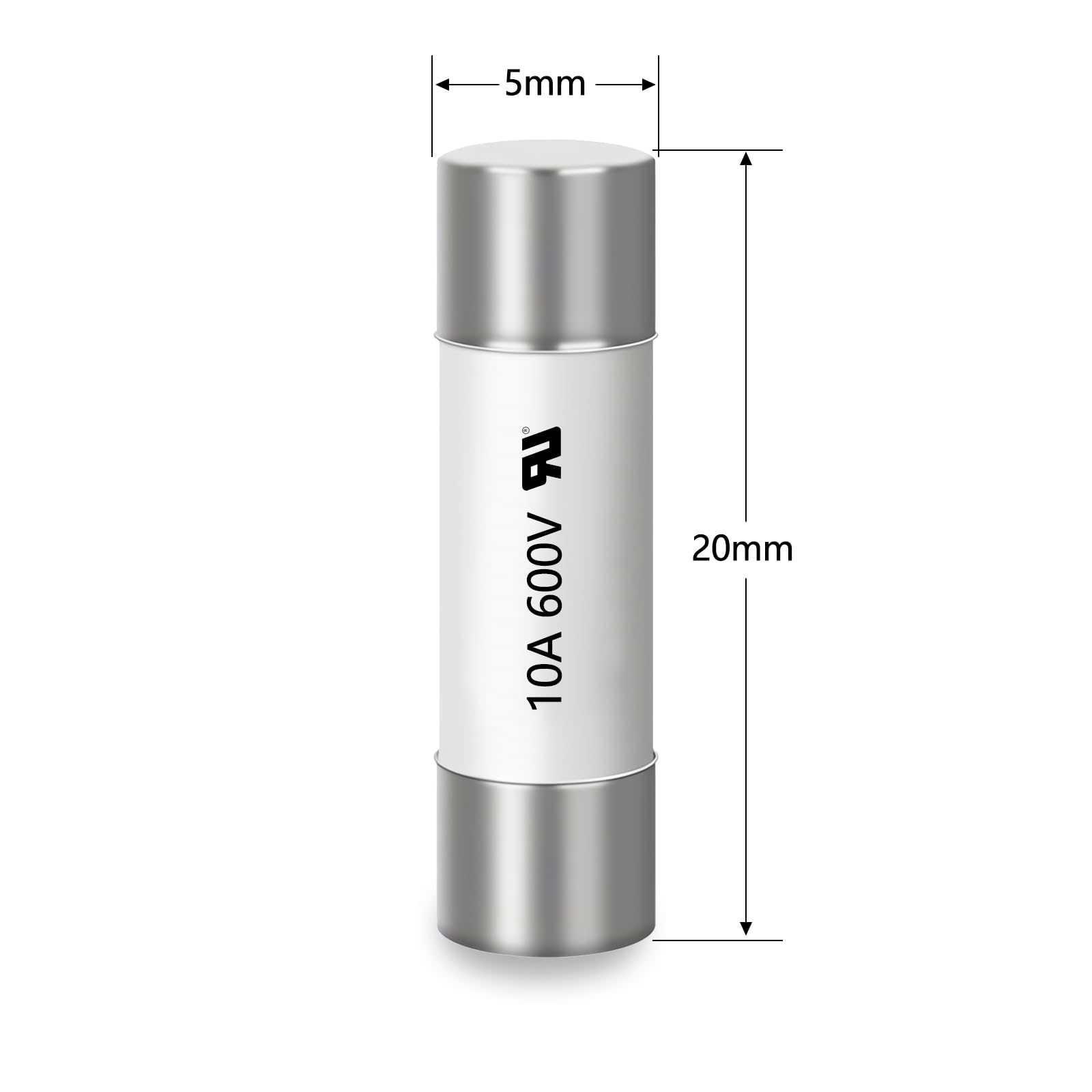 10 Stuks Zekering 5x20mm - F200mA 250V - Voor Multimeter En Elektronica