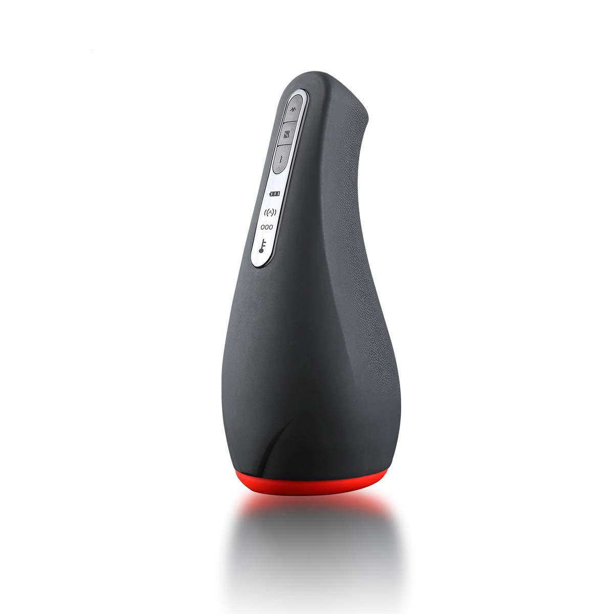 OTOUCH Airturn1 Masturbator – Automatic Masturbator for Men – Vibrations and Sucking Mode - Sex Toys for Men – Waterproof – Rechargeable with USB – Warming Function – Quiet – Silicone – Black/Red