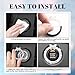 2PCS Bling Butterfly Car Engine Start Button Cover Ring,Car Push to Start Button Cover Ring with Rhinestones,Stylish Cars Starts Buttons Covers Bling Cars Accessories for Women