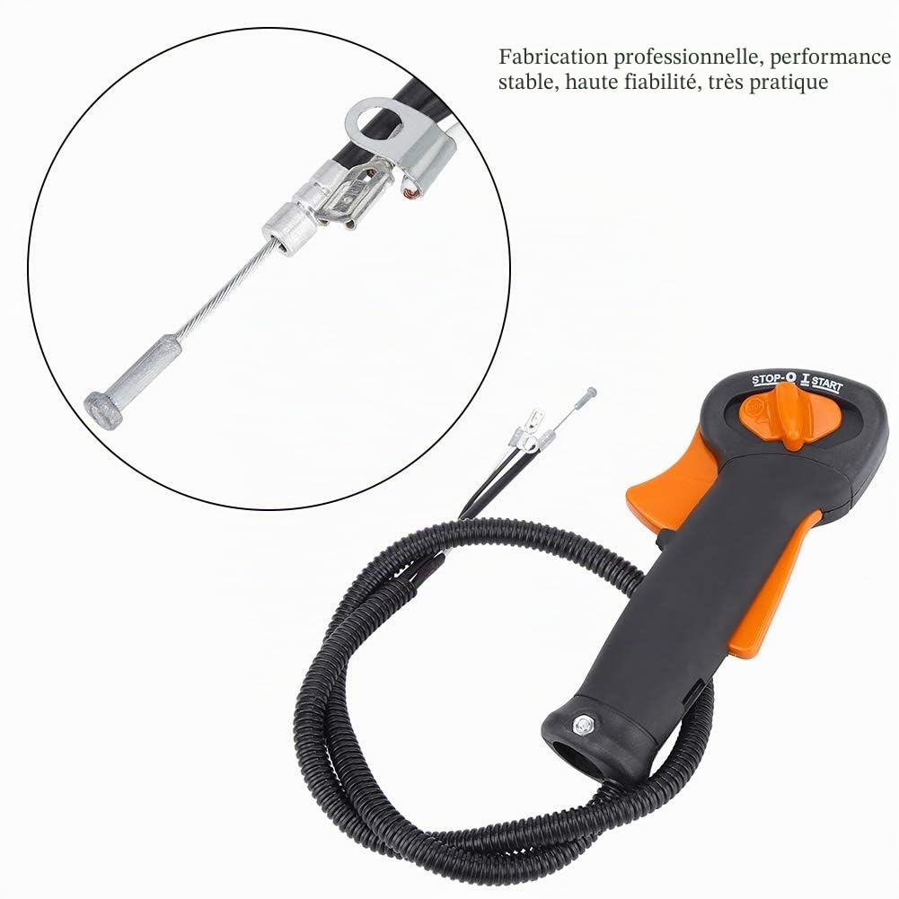 TOPINCN Poignée de Rechange Professionnelle pour Tondeuse à Gazon FS120 FS200 FS250