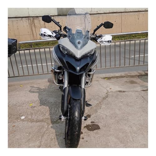 Espejo retrovisor plegable universal moto manillar accesorios 2