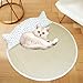 Indoor Cat Cooling Mat (21.65inch Diameter) Anti Scratching Kitten Rest Cooling Pad for Small Pet Kennel All Sized of Cats