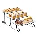 SRIWATANA Tiered Dessert Stand for Parties, 3 Porcelain Serving Platter and Tray for Cupcake, Food, Fruit Display