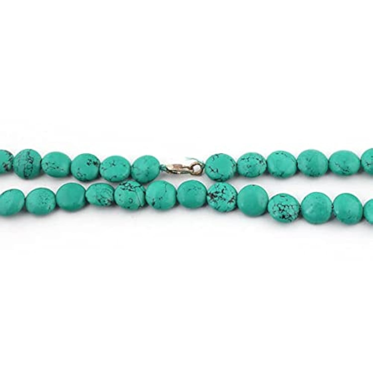 Matrix Turquoise Smooth Briolettes - Perles de monnaie lisses de 12x13mm pour bijoux SB3322