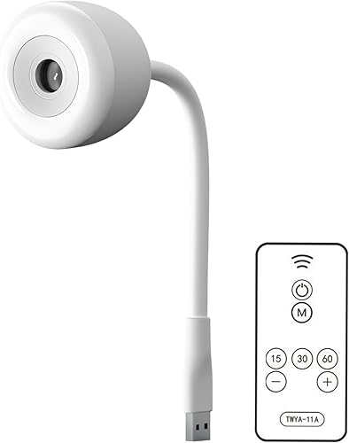 Proyector de luz nocturna de luna, lámpara de proyector USB con 3 modos LED ambientales, control remoto, luz nocturna, dormitorio, sala de estar,