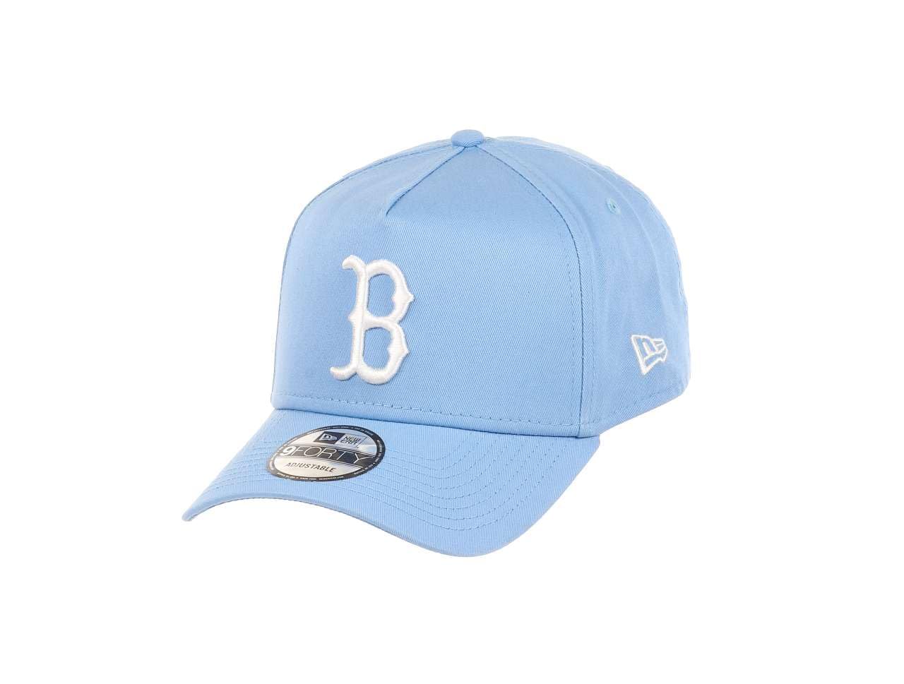 New Era Unisex 940-Redsox-Skyblue#31411 Boston Red Sox Mlb Cooperstown Sky Blue 9Forty A-Frame Snapback Cap