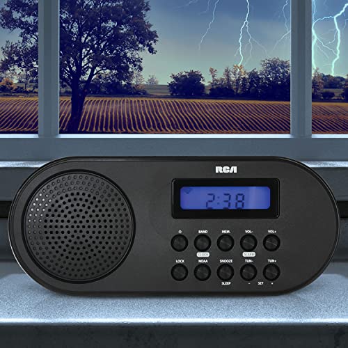 RCA RCWR7V AM/FM Weather Alert Radio