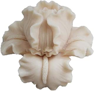 Grainrain 3D Flower White Diy Craft Art Handmade Soap Making Molds Flexible Soap Mold Silicone Soap Mould Soap - coolthings.us