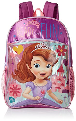 Disney Girls' Sofia Ready For Fun 16 Inch Backpack