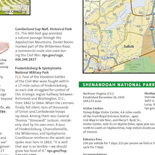 Virginia Map (National Geographic Guide Map) - Image 3