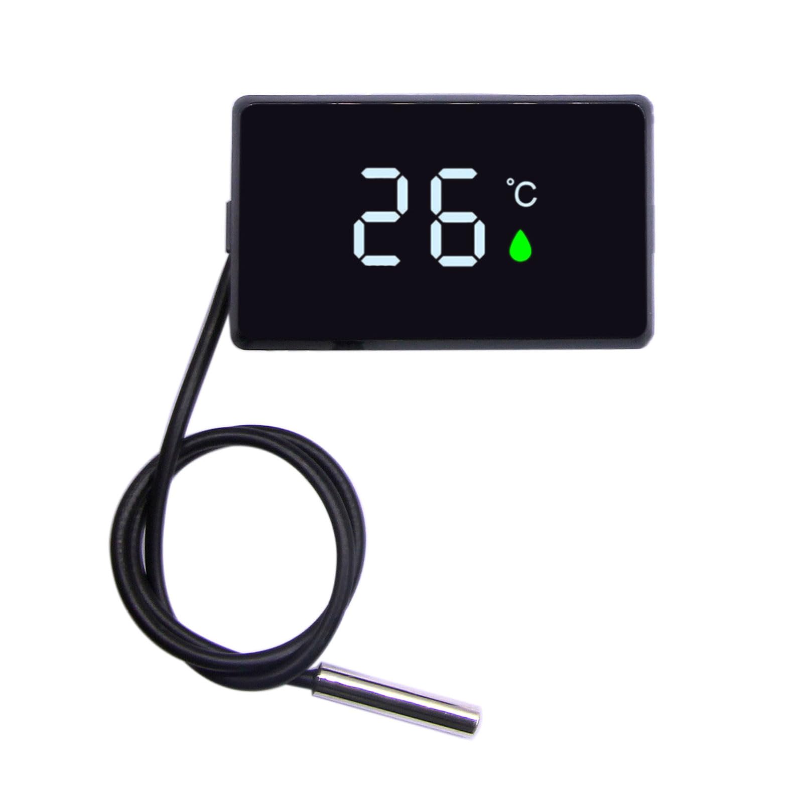 Sensitive Digital Thermometers with LED Display Accurate to 0.1℃ for Swimming Pool and Bath Home Travel Use Home Use Digital Thermometers