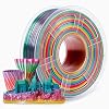 3d Printer Filament 1.75mm,PLA Filament 1KG Spool,Rainbow Multicolor,SUNLU PLA