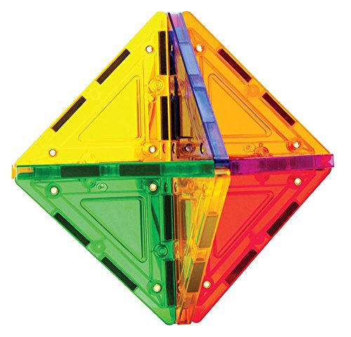 Tileblox Rainbow 104pc Set Magnetic Building Blocks, Educational Magnetic Tiles Kit , Magnetic Construction STEM Toy Set - Thumbnail 7