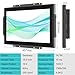 Senisway 18.5 Inch Open Frame Capacitive Touch LCD Monitor Surface is IP65 Waterproof 1366x768 @ 60Hz TFT LCD IK08 Input Industrial Touch Monitor 10 Finger Capacitive Touch