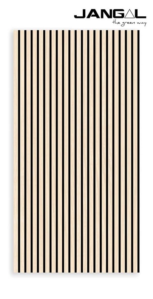 JANGAL Wandpaneel Solid 10000 MDF Furnier (2400x600x22mm) (Nature Oak)