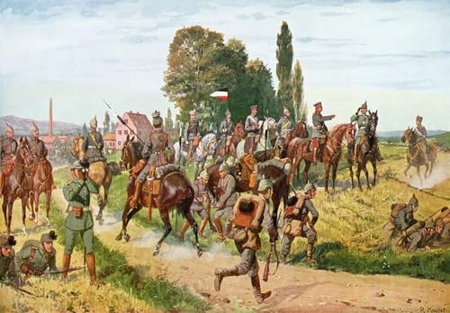 Lienzo de uniformes alemanes de Richard Knoetel cuadro militar para decoración de pared 60x90 cm