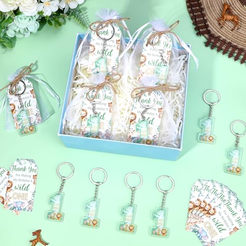 Image of Party Favors Theme Baby-Shower Keychain Set