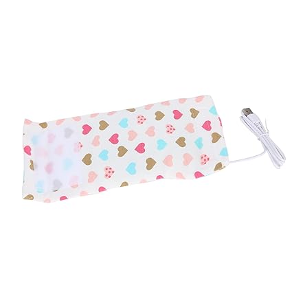 PRAV Baby Bottle Warmer, Bottle Warmer Milk Bottle Heated Insulated Storage Bag Compatible for Most Baby Bottles(Love)