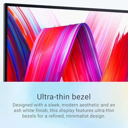 Image of Dell 27 inch 4K UHD Monitor, IPS Display, 120Hz, 99% sRGB Color Gamut, Built-in Speakers, AMD FreeSync, Low Blue Light Technology, USB-C, Adjustable Stand(Tilt|Pivot|Height|Swivel) - Ash White