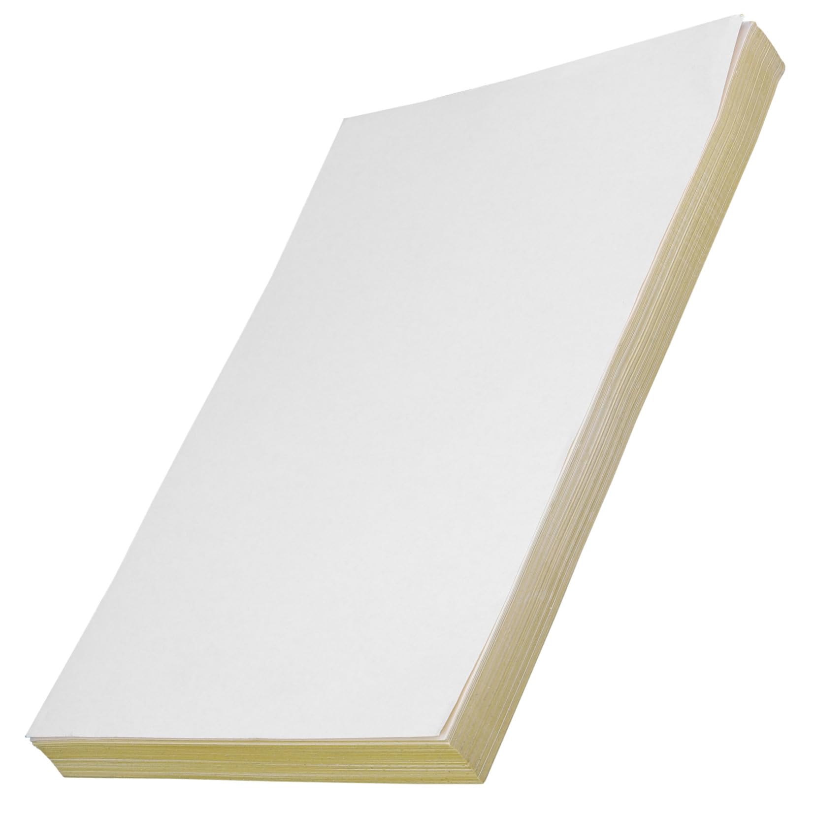 POPETPOP 100 hojas Papel Adhesivo Mate Impresora Papel Imprimible Autoadhesivo para Etiquetas y Manualidades Compatible con Inyección de Tinta Alta Adhesión y Fácil Uso