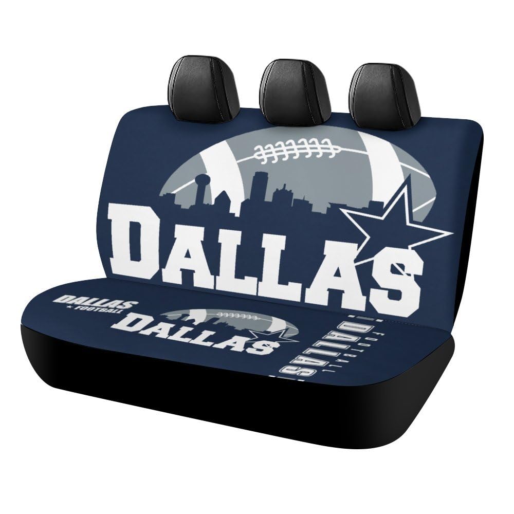 Generic Car Seat Cover for Back Seat, Protects from Scratches,Scuffs,Shedding,Mud,& More,Dog Fits Your Car,Truck, & SUV Gear for Cowboy Funny Football
