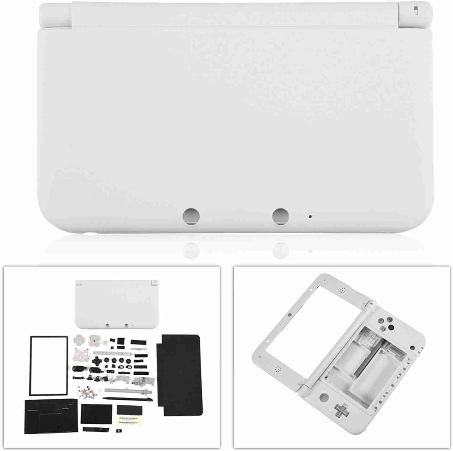 Case for Nintendo 3Dsll Replacement Case for Nintendo 3Ds Ll Abs Full Case Cover Shell Repair Parts Cfor OMPlete Replacement Kit for Nintendo (White)