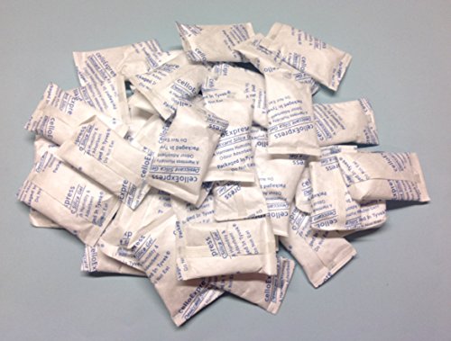 Bolsas de gel de sílice antihumedad, pack de 200 unidades de 5 g para un total de 1 kg