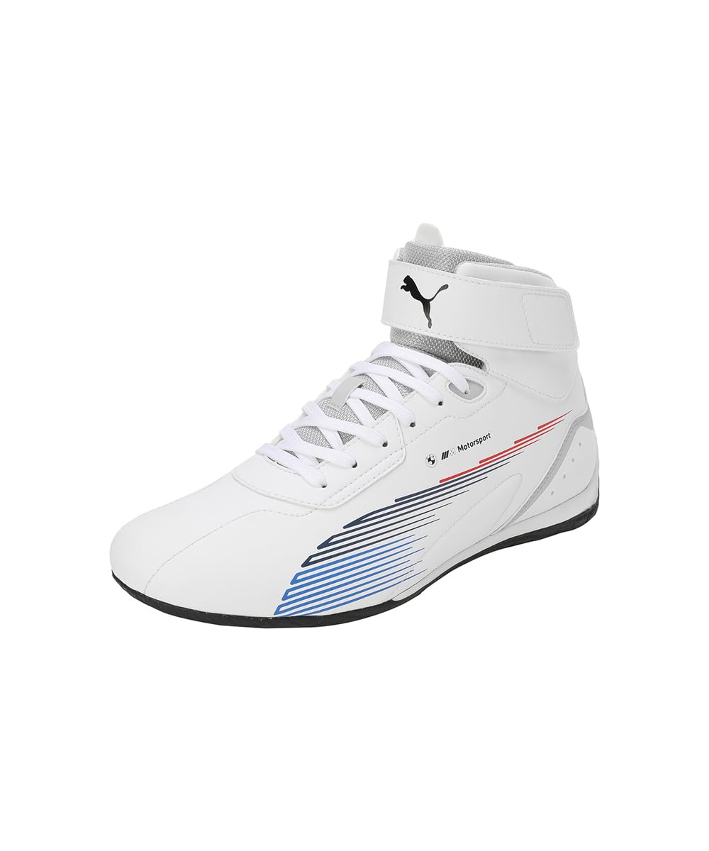 Puma Unisex-Adult BMW MMS Neo Cat Mid 2.0 White-Cool Light Gray Sneaker - 13 UK (30837002) (B0D6VQ31DJ) Amazon Price History, Amazon Price Tracker