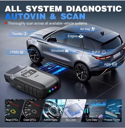 X-TOOL Anyscan A30D Bluetooth OBD2 Scanner All Software Lifetime Free Update OBD 2 Diagnostic Tools 16 Resets FCA AutoAuth CAN FD