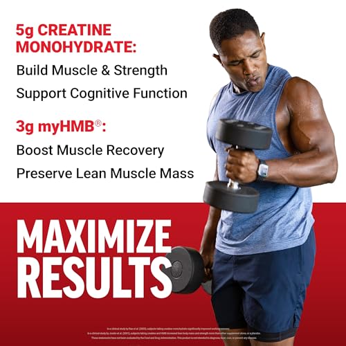 Image of Force Factor Creatine HMB Powder, 5g Creatine Monohydrate + 3g myHMB