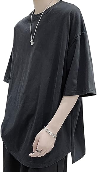 Amazon | [COZOEN] tシャツ メンズ Tシャツ 夏 5分袖 7分袖 ビッグ