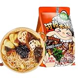 SIJIYUNLI-橋を渡る米線、菜食主義愛好家の福祉、純素植物の原料、0脂肪米線はより健康的で、パスタの代替品、水煮は急速に食事を出す (290g, 麻辣鶏もみ菌味)