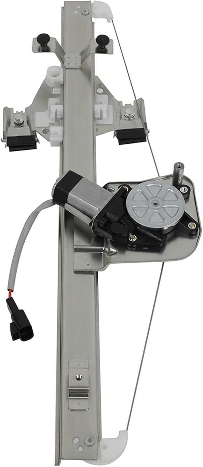 Passenger Side Power Window Regulator Rear Left with Motor Fits for 2007-2013 For Chevy Silverado 1500, 2007-2013 For GMC Sierra 3500 HD, Replace741-388