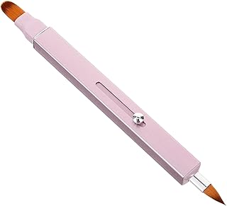 Dual-Ended Retractable Lipstick Brush for Wom...