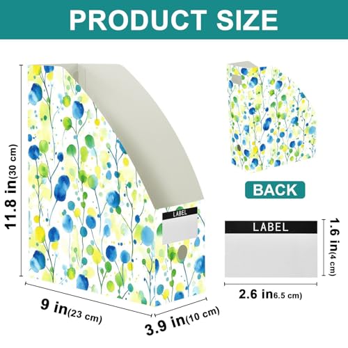Classeur de rangement pour magazines pliable pour éliminer le désordre des documents importants